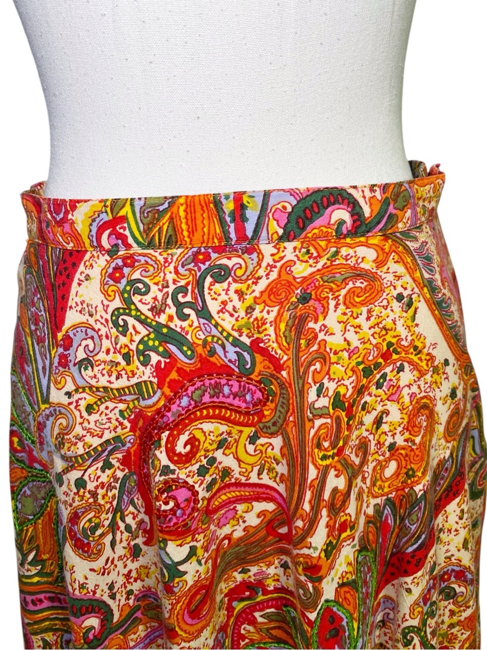 Coldwater Creek Boho-Chic
Maximalist Y2K Paisley Maxi Skirt PXS - Picture 4 of 16